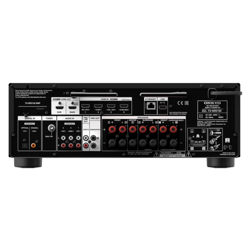 רסיבר קולנוע ביתי מבית ONKYO דגם TX-NR5100